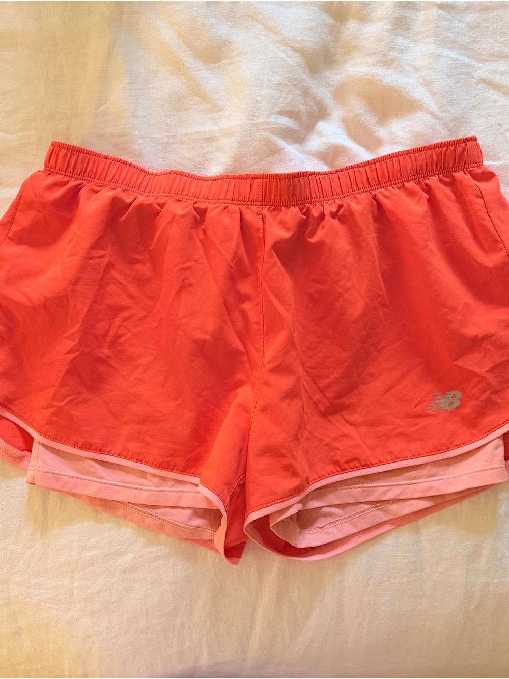 New Balance Women's Orange Running Shorts